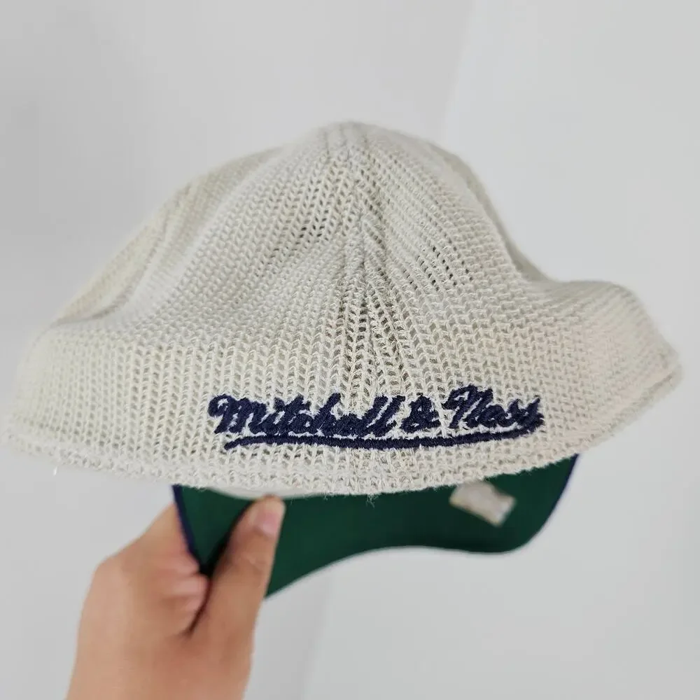 Mitchell & Ness Michigan Wolverines Meshback Fitted Cap Hat‎ | L - XL
